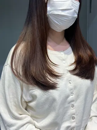 ロング レイヤーカット ⭐シミズリホのヘアスタイル
