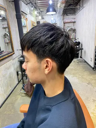 ショート メンズ 勝河 怜楊のヘアスタイル