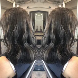 ミディアム カラー 美髪・艶髪特化美容師 RYOJIのヘアスタイル