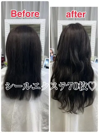 ロング カラー ♡ RIRIAのマツエク・マツパデザイン