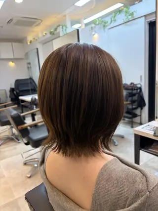 ミディアム カラー 🥀韓国ヘア🥀 宮津真菜のヘアスタイル