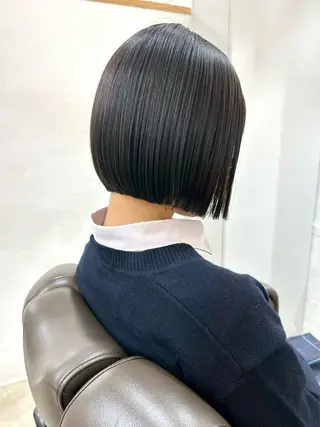 ショート カラー 髪質改善 縮毛矯正/ レイヤー/銀座/本木のヘアスタイル