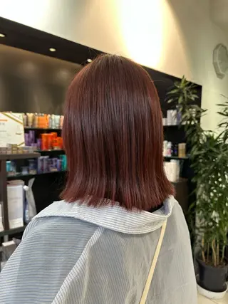 ミディアム ya giのヘアスタイル