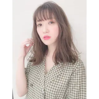 ミディアム Link mili ゆうすけのヘアスタイル
