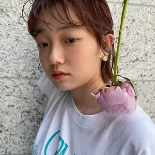ミディアム レイヤー🍒ショート 🤎店長anju🪽のヘアスタイル