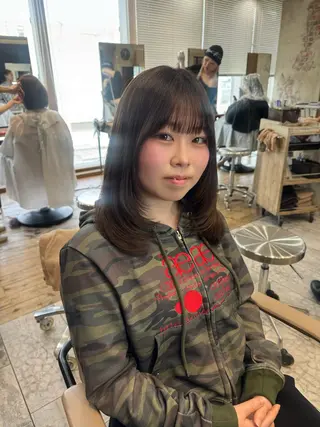 ミディアム ヘアセット⌇艶カラー 🫧⌇Nanahoのヘアスタイル