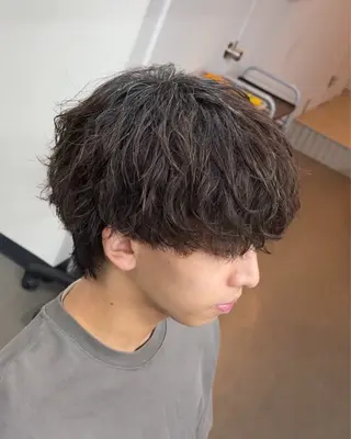 ショート 🔥無料メンズカット メンズパーマ／はるとのヘアスタイル