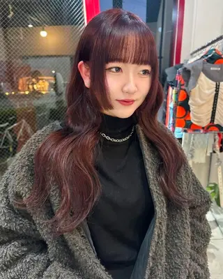 ロング カラー 梅田デザインカラー 🌈🏆ヒノキのヘアスタイル