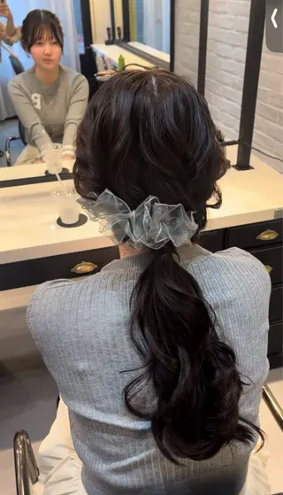 ロング ヘアアレンジ Konomura Neneのヘアスタイル