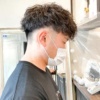 パーマ メンズ 水谷 俊一のヘアスタイル