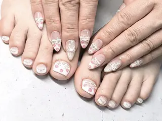 ネイル yu-a  スカルプ ネイルのネイルデザイン