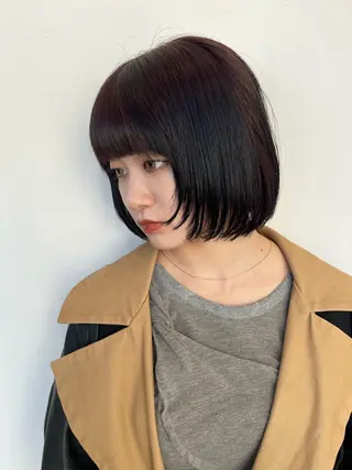 ショート レイヤー似合わせ 透明感カラーりきやのヘアスタイル