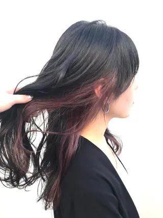カラー 高梨 里穂のヘアスタイル