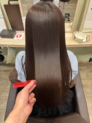 ロング 🤍ちなつ /髪質改善ヘアエステのヘアスタイル