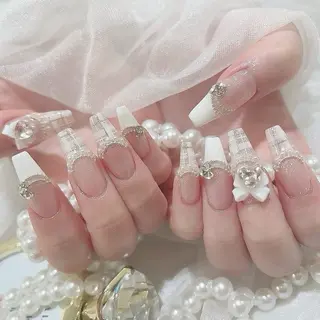 ネイル Lee Nails チップ長さだし専門店のネイルデザイン