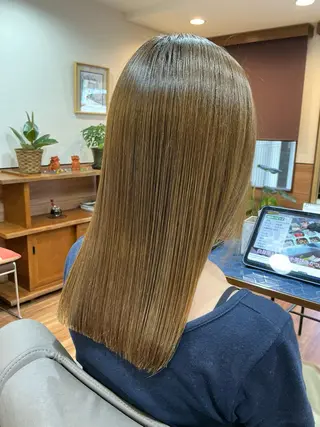 ミディアム Annon プライベートサロンのヘアスタイル