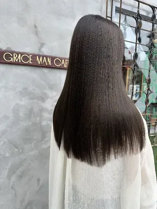 ロング 川端 智治のヘアスタイル