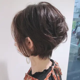 ミディアム 渡部凌我 小顔ウルフ ハイトーンカラーのヘアスタイル