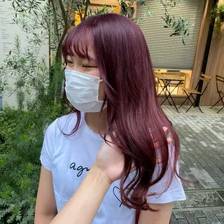 ロング 🌸ここみ🌸 透明感カラー🩶パリのヘアスタイル