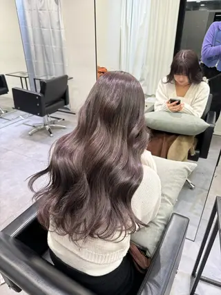 ロング カラー 最高峰髪質改善💎 レイヤーカットのヘアスタイル