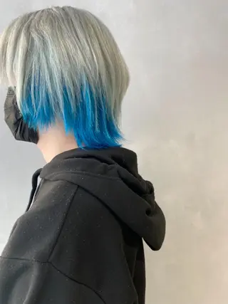 ショート カラー ヘアアレンジ La.miu 八王子のヘアスタイル