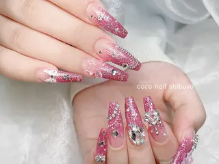 ネイル CoCo Nail 長さ出し専門店のネイルデザイン