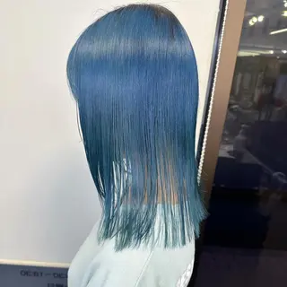 ミディアム カラー ブリーチカラー🫧 森　凪沙のヘアスタイル