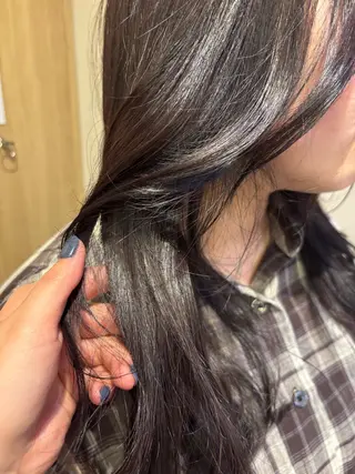 カラー オリーブ🎶アッシュ グレージュちひろ🧸のヘアスタイル