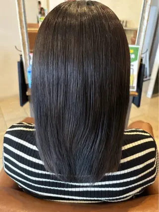 セミロング カラー 沖本 あやののヘアスタイル