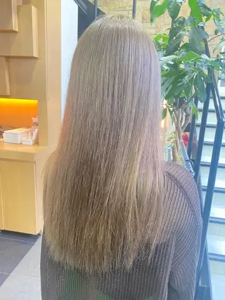 ロング カラー ヘアアレンジ TSUNA 🌙 Lim 五反田のマツエク・マツパデザイン