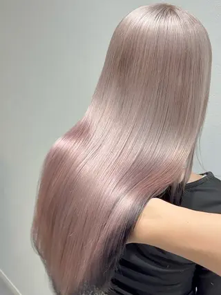 カラー ✨佐野ハイトーン/ 韓国ヘア💫上岡蓮のヘアスタイル