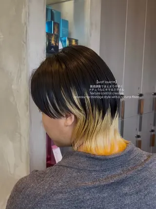 ショート メンズ しずく🤍🧸 / fifthパーマのヘアスタイル