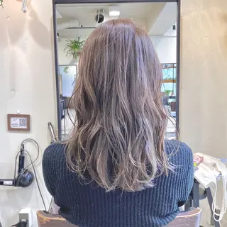 セミロング カラー ヘアアレンジ 【ダメージレス施術】 【透明感】北村 拓也のヘアスタイル