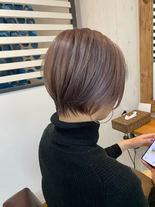 ショート カラー [店長]加地 峻のヘアスタイル