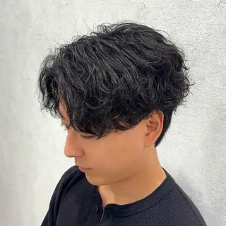 パーマ メンズ 毛流れ/シャドウ 🇰🇷AYATOのヘアスタイル