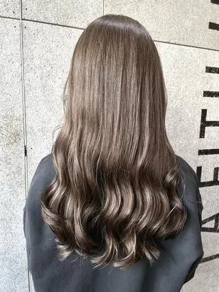 カラー 💘韓国レイヤー上 品カラーruru💘のヘアスタイル