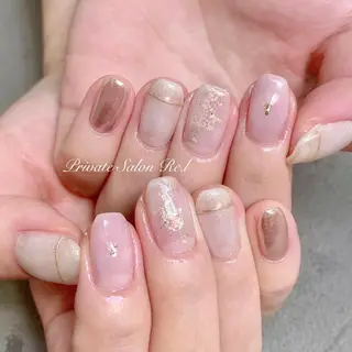 ネイル モチの良さ◉ フィルインネイル♡のネイルデザイン