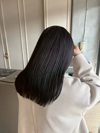カラー 透明感カラー yuiのヘアスタイル