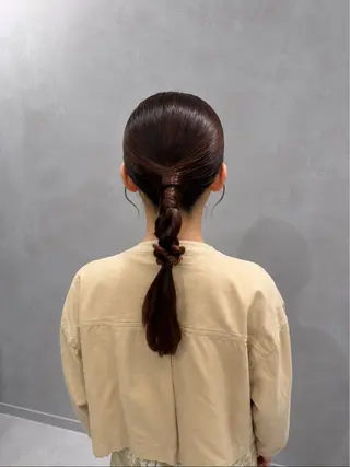 ヘアアレンジ 透明艶カラー☆ アレンジ🪽yuiのヘアスタイル