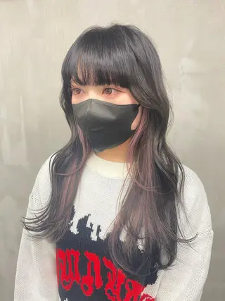 ロング カラー 原宿アンリ 山下卓也のヘアスタイル