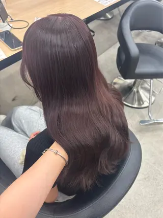 ロング miku/ラベンダー 透明感カラー🪻❤︎のヘアスタイル