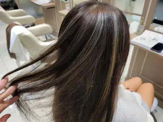 ロング カラー メンズパーマ 渡辺将功のヘアスタイル