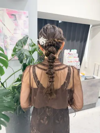 ヘアアレンジ DRIP HONOKAのヘアスタイル