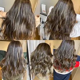 ロング カラー ヘアアレンジ 久米 治仁のヘアスタイル