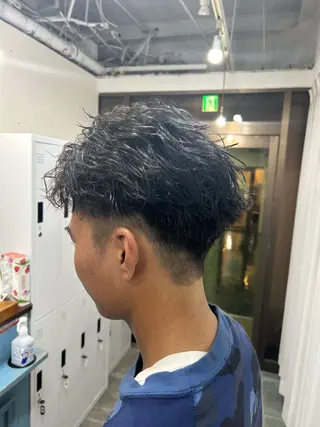 ショート パーマ メンズ メンズパーマ 髪質改善☆有馬のヘアスタイル