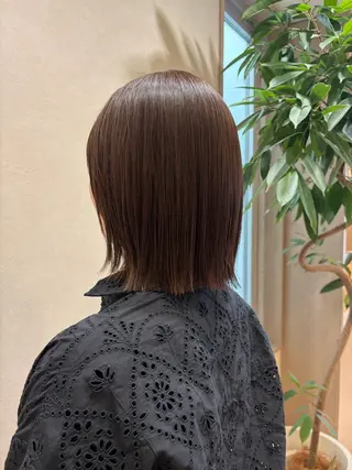 ミディアム Ha naのヘアスタイル