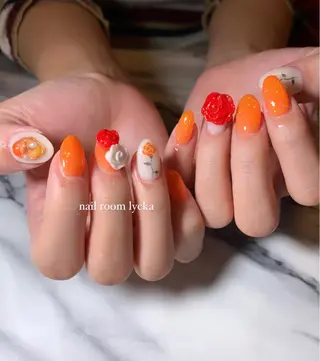 ネイル ネイルルームリッカ 𝐦𝐚𝐲𝐮のネイルデザイン