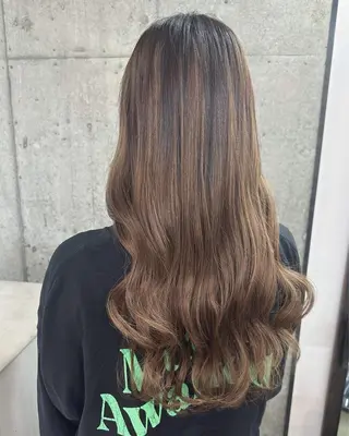 セミロング 🫧透明感カラー/ エクステ🫧アサミ️のヘアスタイル