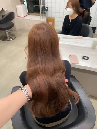 ロング 🤍透明感カラー/ 韓国レイヤー🤍のヘアスタイル