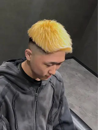 ショート カラー メンズ HINA ちゃんのヘアスタイル